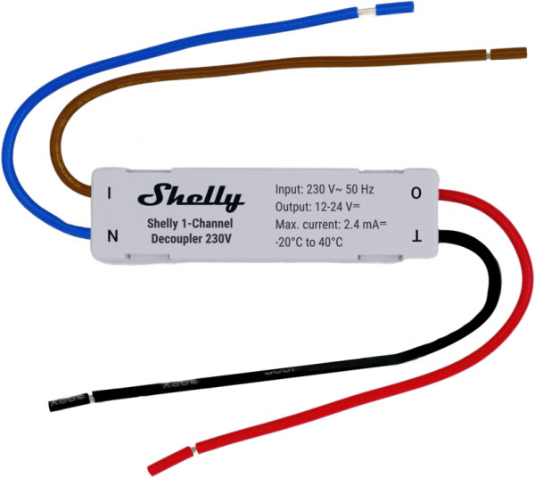 Shelly Desacoplador de 1 canal, 230V
