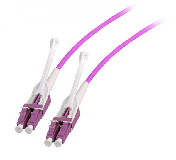 LWL-2-Faser-Patchk. 3mtr.LC-LC, 50/125um,OM4, Uniboot, AD=3mm,