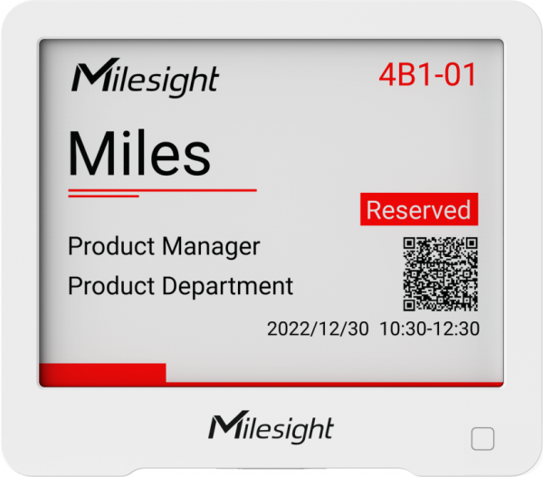 Milesight DS3604 Display E-ink LoRaWAN