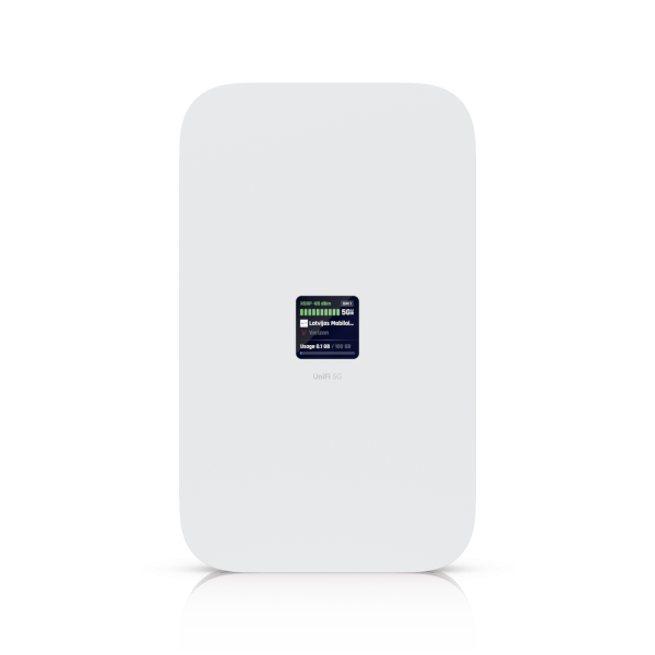 Ubiquiti UniFi 5G Max • 1x Nano SIM • 1x Nano-SIM or eSIM • 1x 2.5 GbE • PoE in • U5G-Max