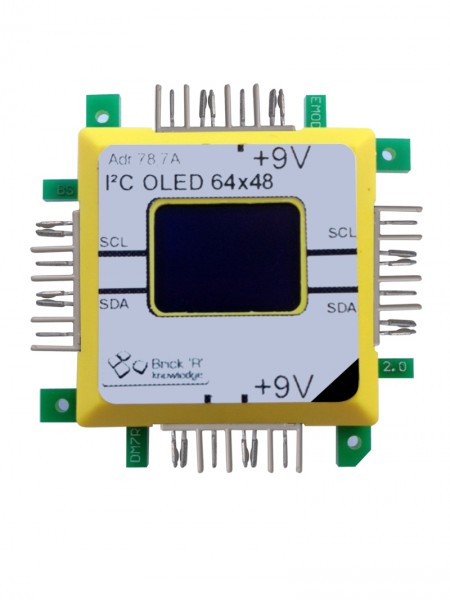 ALLNET Brick R knowledge I2C MiniOLED 64x48 9V