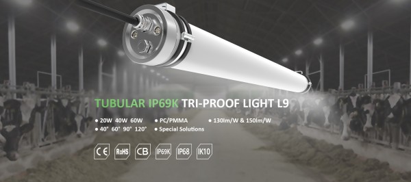 Synergy 21 Luminaria Tri-proof 145cm, Blanco neutro