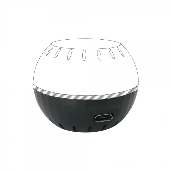 Shelly Add-on USB H&T, Negro