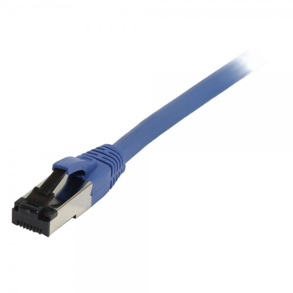 Patchkabel RJ45, CAT8.1 2000Mhz, 3m, blau, S-STP(S/FTP), TPE/LSZH(SuperFlex), AWG26, Synergy 21