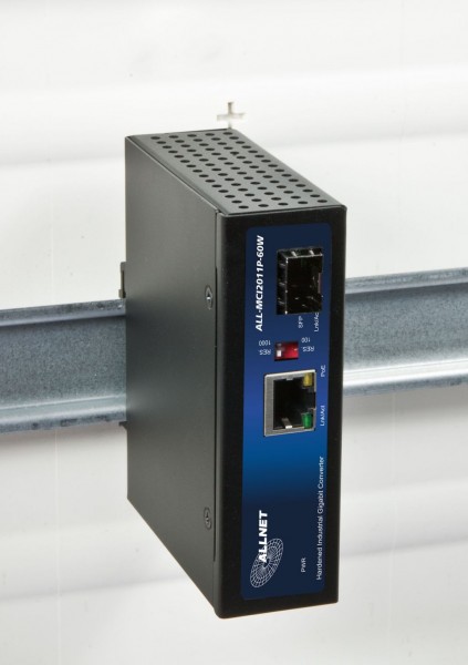 ALLNET ALL-MCI2011P-60W / Mediacon. 1G TX PoE AT -> 1G SFP