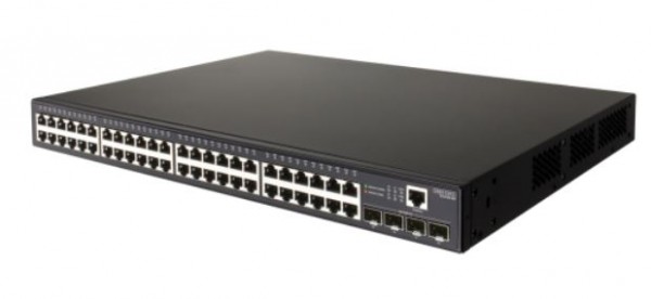 Edgecore Switch L2+ 48 x GE PoE+ + 4 GE SFP, PoE 370W, ECS4100-52P