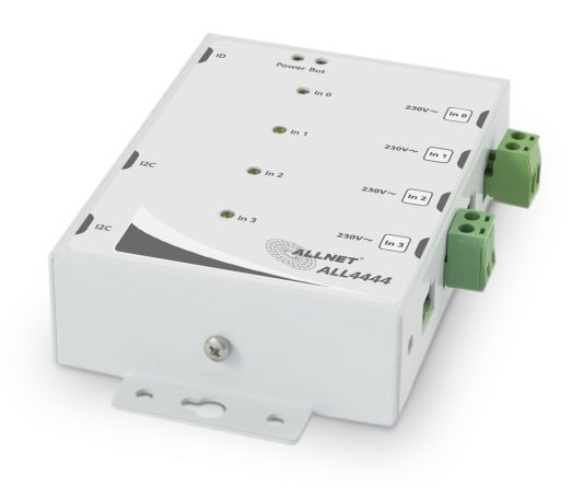ALLNET ALL4444 Medidor de tensión 4x 220-240V con carcasa