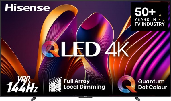 Hisense TV Gaming Serie E7NQ Pro QLED 100 pulgadas