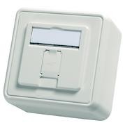Telegärtner Modulträger, AP-Dose, f. 1xAMJ/AMJ-S-Mod./Kupp.,AW