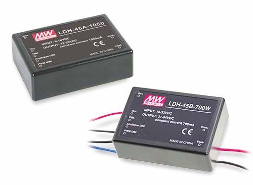 Mean Well LDH-45A-350W Driver 350mA ~30W regulable