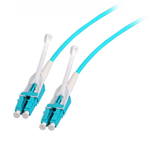 LWL-2-Faser-Patchk. 0.5mtr.LC-LC, 50/125um, OM3, Uniboot, AD=3mm,