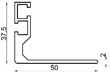 Knürr Schrank gzub.L-Schiene, T 800, L=536mm, Paarweise,