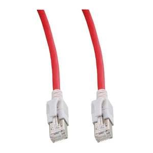 Patchkabel RJ45, VC LED, CAT6A 500Mhz, 1.5m, rot, LED in den Steckern!
