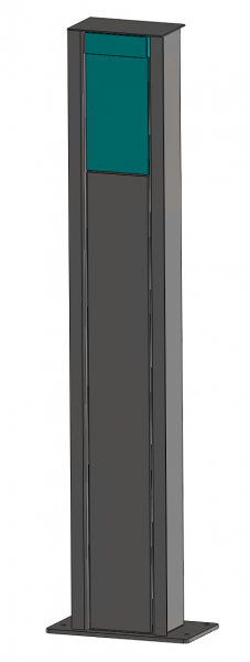 2N Zubehör IP Style Edelstahl VA Stele Personen Bedienhöhe