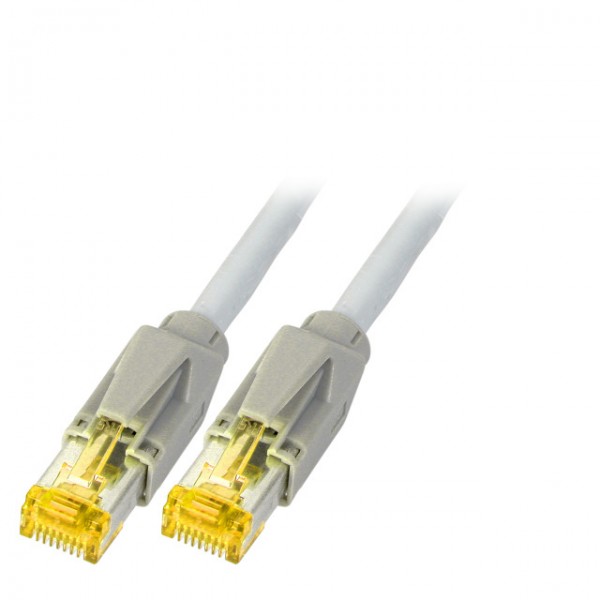 Patchkabel RJ45, CAT6A 900Mhz, 3m grau, S-STP(S/FTP), ND-UC900+TM31