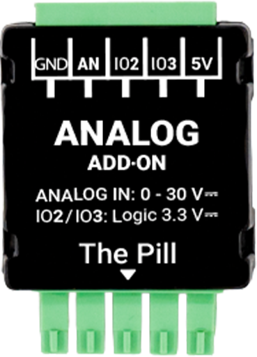 Shelly The Pill Add-on Analógico 0-30V