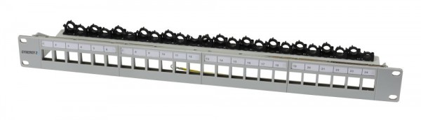 Synergy 21 Panel de Parcheo 24x CAT6, 19&quot;, gris