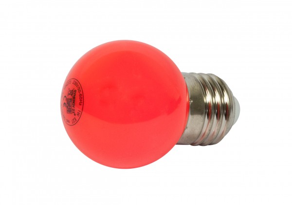 Synergy 21 Bombilla 1W E27 Rojo, para cadena de luces