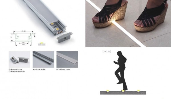 Synergy 21 ALU033 Perfil-U de aluminio, 2m