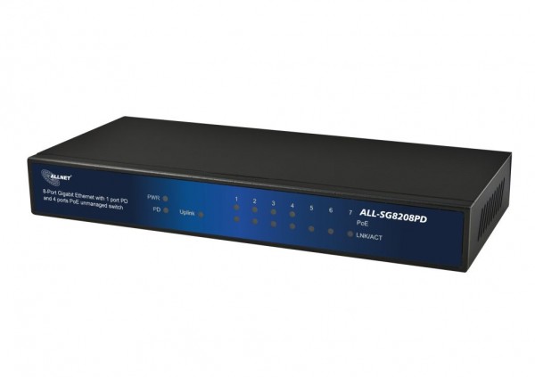 ALLNET ALL-SG8208PD Switch 8x Gigabit, 4x PoE