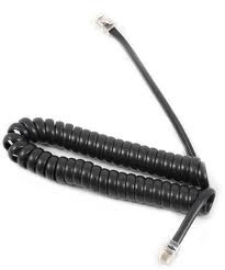 Snom Cable Rizado para 300/320/360/370, negro
