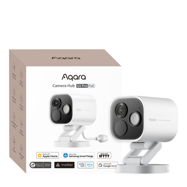 AQARA Cámara Hub G5 Pro PoE, Blanco