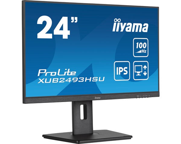 iiyama ProLite Monitor IPS de 24" sin bordes de 3 lados, negro