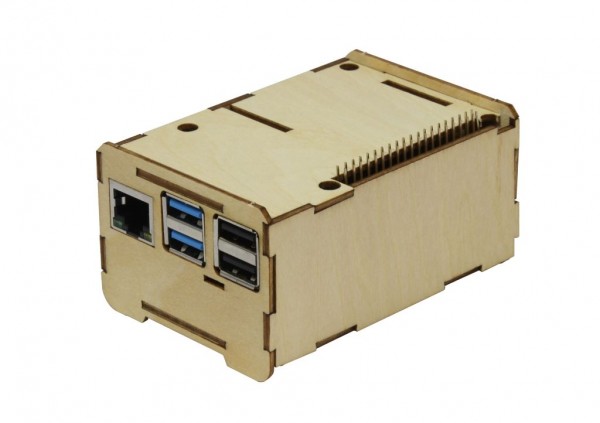 Rock Pi 4 Caja de madera Eco Easy