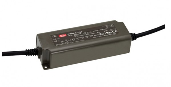 Mean Well Fuente de alimentación 24V/60W IP67 DALI2