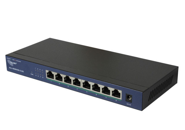 ***USED** ALLNET Switch unmanaged Layer2 8 Port • 8x 2.5GbE • Lüfterlos • ALL-SG8008-2.5G