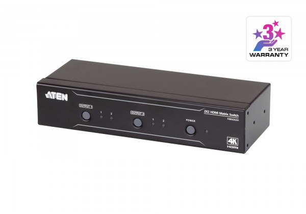 Aten Matriz de conmutación HDMI 4K 2x2