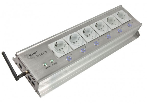 ALLNET 4176v3 Regleta IP con 6 enchufes