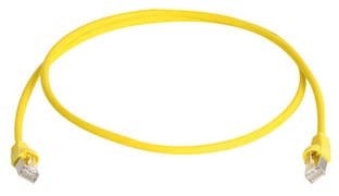 Telegärtner Patchkabel CAT6A, 0,25m, Gelb, 500MHz, PIMF, Haloge