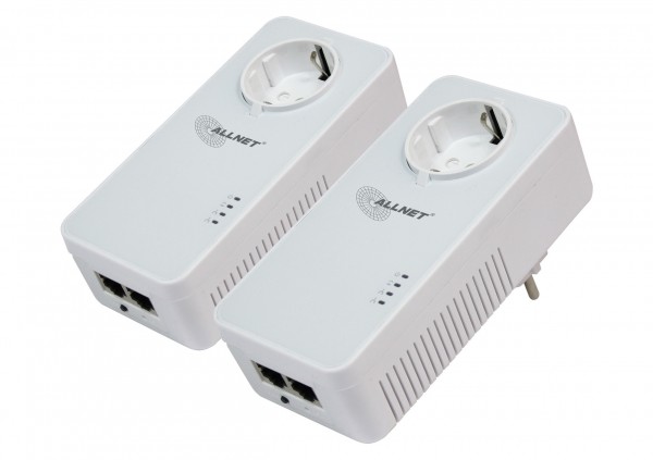 ALLNET 1681205v2 Powerline 1200Mbit ¨SmartLink¨, Bundle 2uds