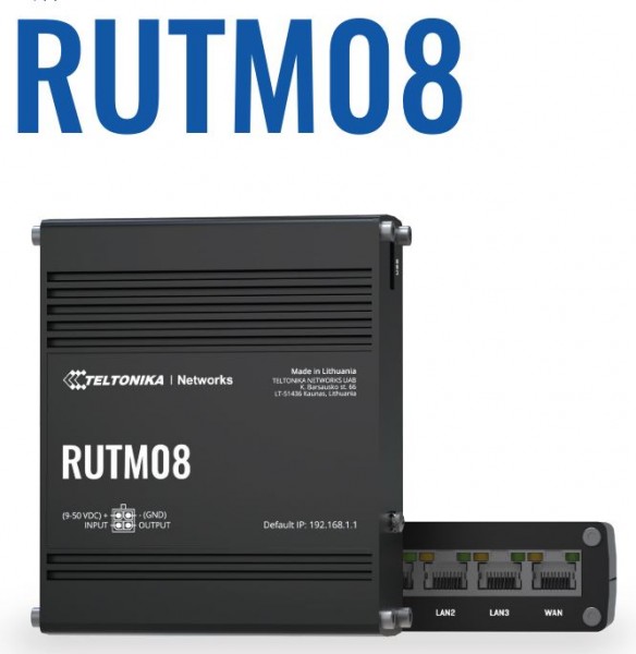 Teltonika RUTM08 Router Industrial por cable