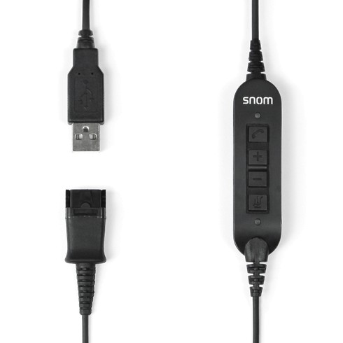 SNOMO ACUSB Adaptador para auriculares A100M y A100D