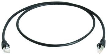 Telegärtner Patchkabel CAT6A,10m, Schwarz, 500MHz, PIMF, Haloge