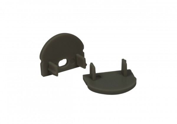 Synergy 21 LED U-Profil zub ALU002-RL Endkappe negro