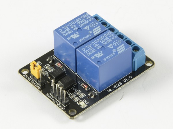 4duino Módulo de 2 relés con optoacoplador