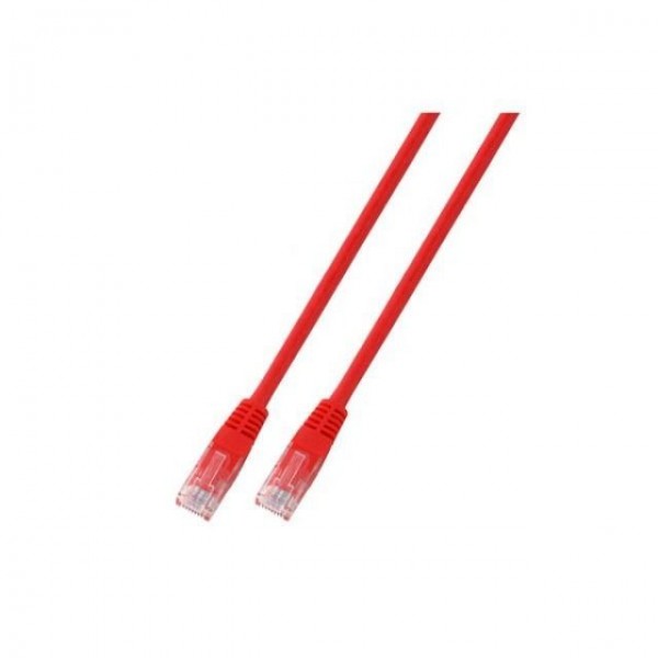 Patchkabel RJ45 UTP, 7,5m rot, CAT5e