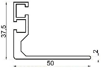 Knürr Schrank kzub/Smaract, L-Schiene, T 635, L=603mm, Paarw