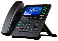 Digium D65 Teléfono, 6 cuentas SIP