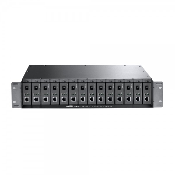 TP-Link FC1420 Chasis de montaje en bastidor de 14 ranuras