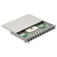 LWL-Patchpanel Spleisbox, 19", 6xSC-Duplex, 50/125um, OM3,