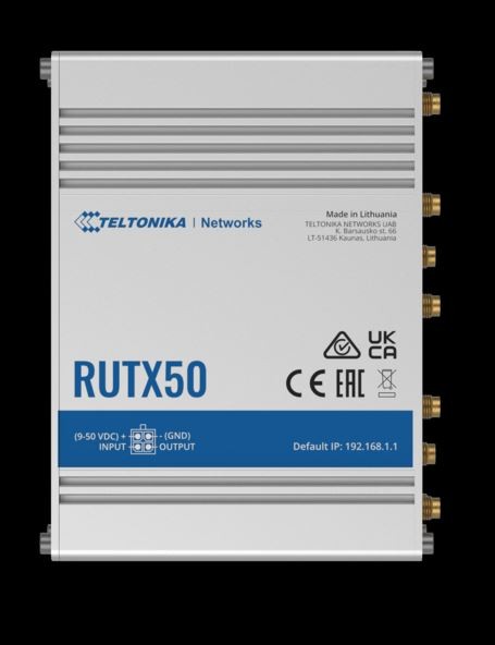 Teltonika RUTX50 Router Industrial 5G