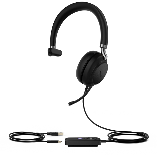 Yealink Bluetooth Headset - UH38 Mono Teams -W/O BAT USB-C
