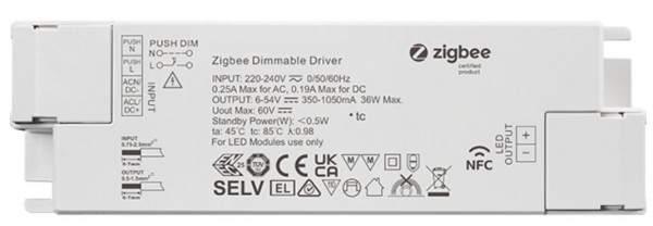 Synergy 21 LED Controller EOS 10 ZigBee CC Controller+Netzteil 1-Kanal 36W