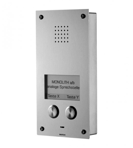 wantec MONOLITH S a/b 2 Tasten