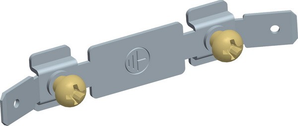 TEM series module sill channel EARTHING PIECE MA2x A6.3 10/1