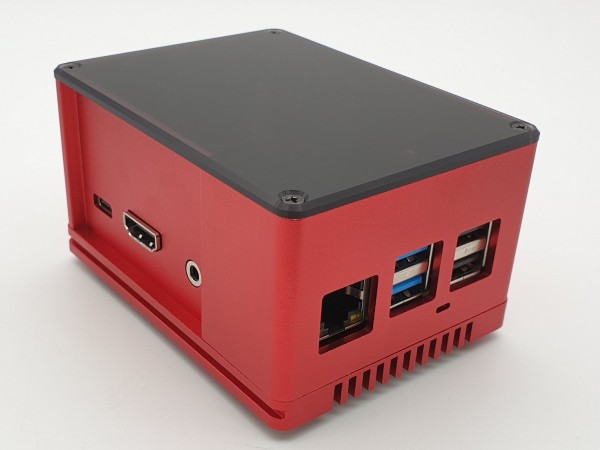 Rock Pi Carcasa de aluminio ecoPI PRO HP, rojo